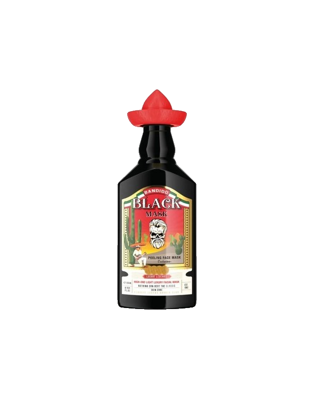 Bandido Peeling Face Black Mask Veido kaukė vyrams, 250ml