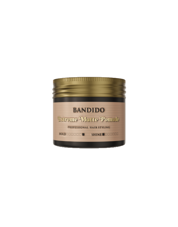 Bandido Extreme Matte Pomade Matinė plaukų pomada, 125 ml