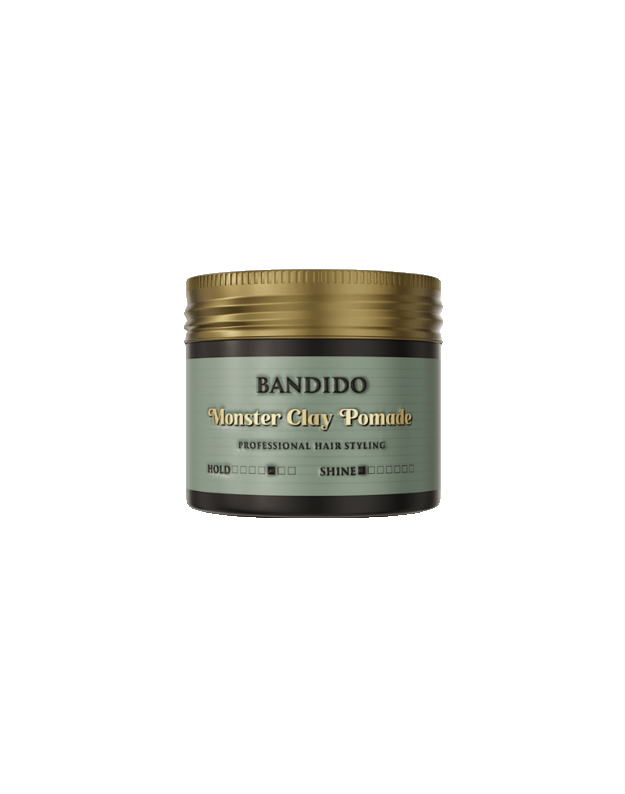 Bandido Monster Clay Pomade Matinė molio pomada plaukams, 125 ml — Hair styling