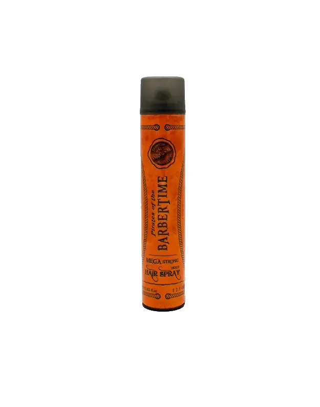 Barbertime Mega Strong Hold Spray Itin stiprios fiksacijos plaukų lakas, 400 ml
