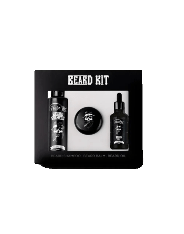 Hairotic Beard Kit 3 in 1 Barzdos priežiūros rinkinys, 1 vnt.