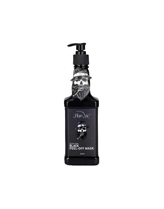 Hairotic Peel Off Mask Black Nulupama veido kaukė vyrams, 500 ml