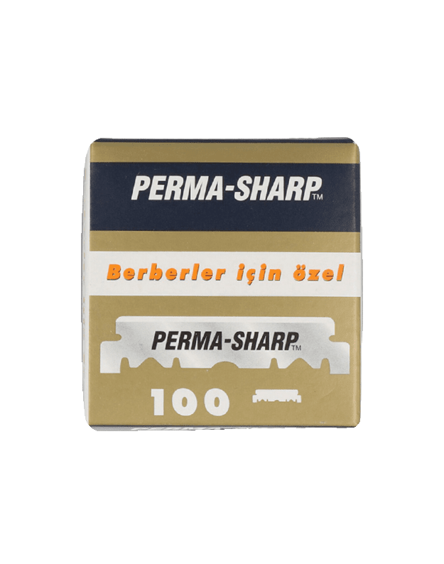 PERMA-SHARP Single Edge Razor Blades Vienašmeniai peiliukai, 100 vnt.